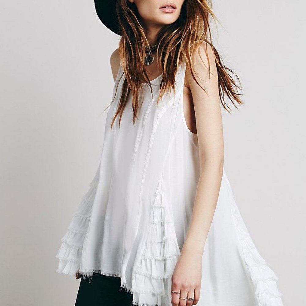 Free People Ruffled Up Cami - Picture 4 of 6
